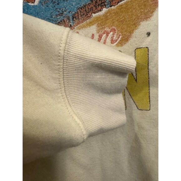 Star Wars Millennium Falcon Graphic Sweatshirt Men’s Large White Crewneck - Picture 3 of 6